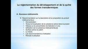 Formulations topiques Cours 12
