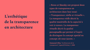  Théorie du design - L3 2021 S2 - Séance 5 - Transparence vs Opacité