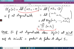 Diagonalisation Première Partie