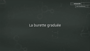 Utilisation de la burette