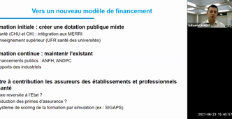 SoFraSimS 2021 - Conférence débat 1 - le financement de la simulation en santé