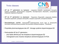 PEA - Bases fondamentales - les antipsychotiques en pédiatrie partie 1