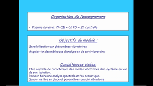 module ANAVIB - presentation personnelle et introduction