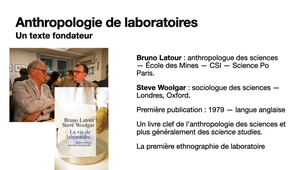 Anthropologie de laboratoire 1