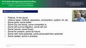 IP Portfolio Management and Controlling 1.C3