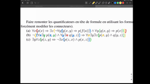 TD 7 I-b Logique, Resolution avec variables