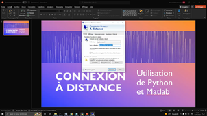 Utilisation de Python à distance