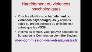 [Forum des Externes 2025] Commission bien être et lutte contre les VSSH