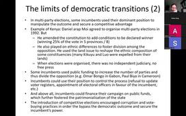 class democratic transitions 7 November 2024