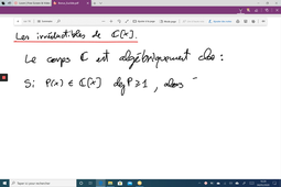 ALGEBRE S3P : IRR_1_cas_complexe