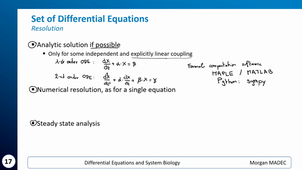 DESB - 3.3. Resolution of ODE Sets (19')