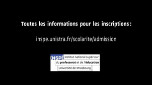 Master MEEF Conseillers Principaux d'Education