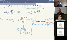 Extra discussion on Advanced Quantum Chemistry -- M2 course -- 2021-2022